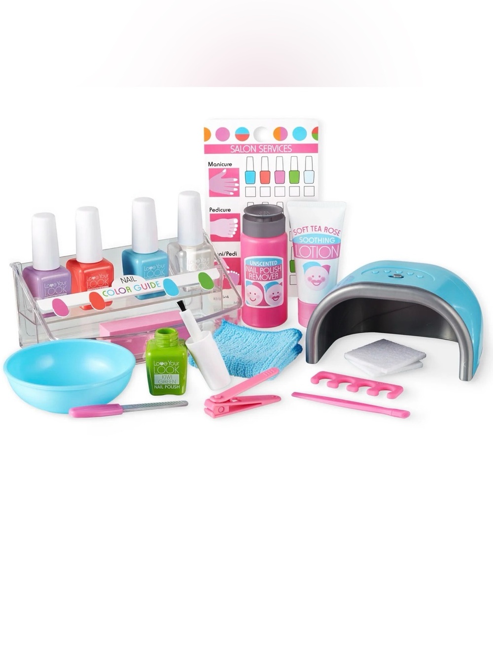 EUC Melissa and Doug Love Your Look Pretend Nail Care Play Set